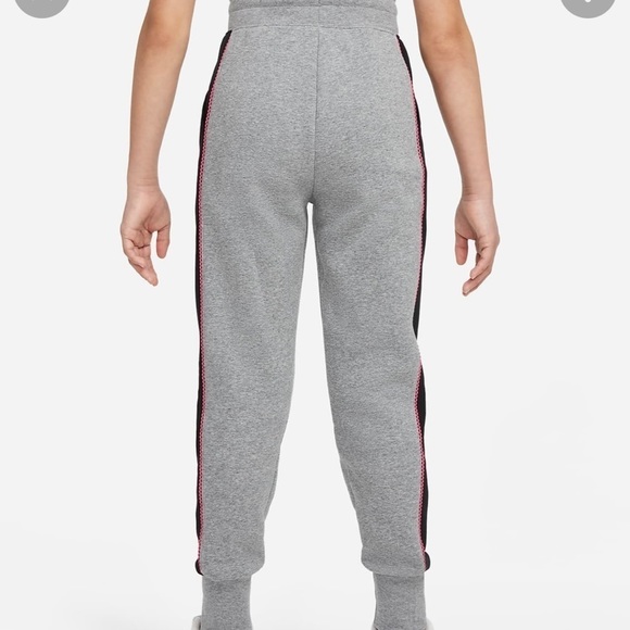 𝅺SPORTSWEAR Unisex 3 Stripe Tapered Drawstring Joggers, Cuffed Ankle - Picture 4 of 11